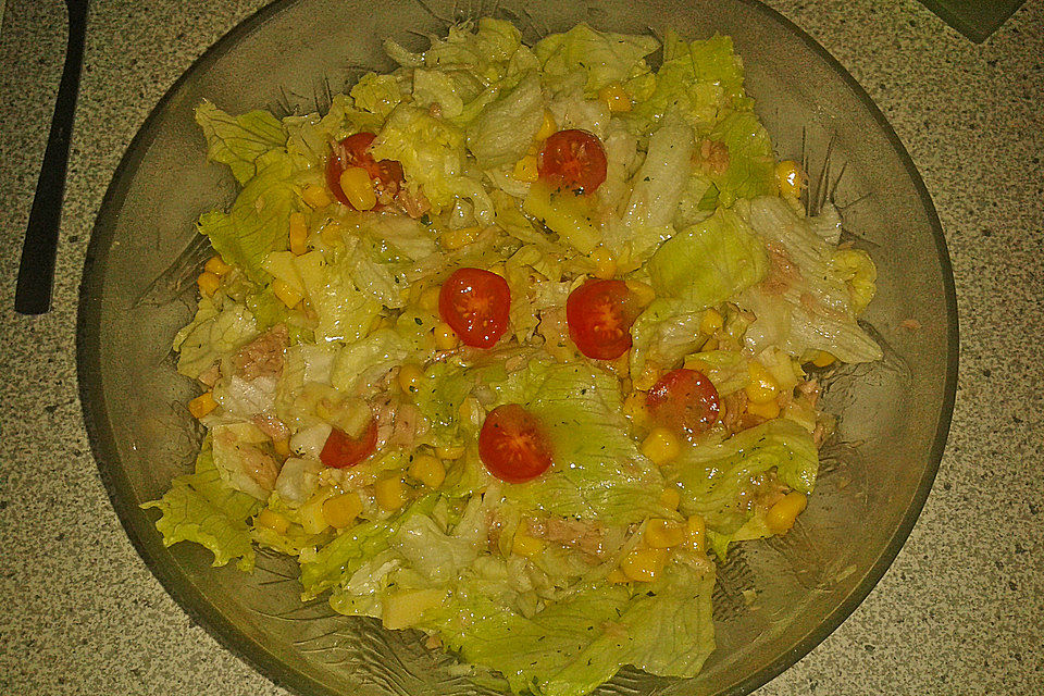 Bunter Salat mit Thunfisch