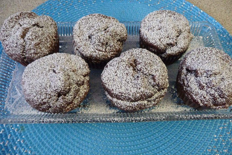 Schoko - Birnen - Muffins