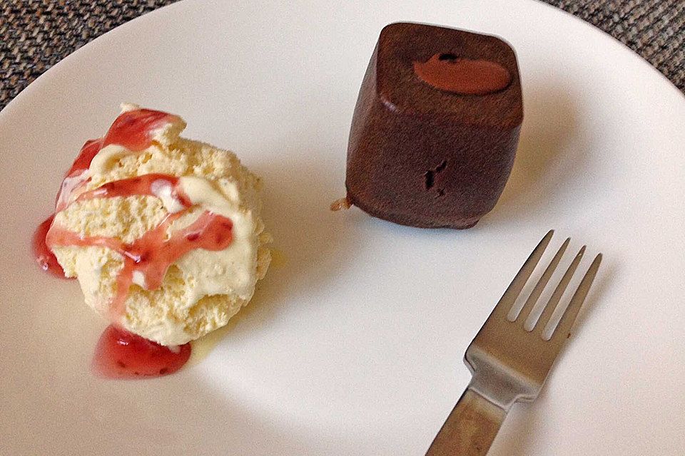 Schokosoufflé mit flüssigem Kern