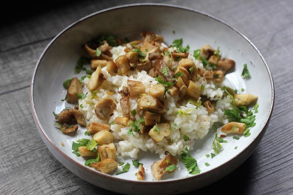 Risotto mit Austernpilzen