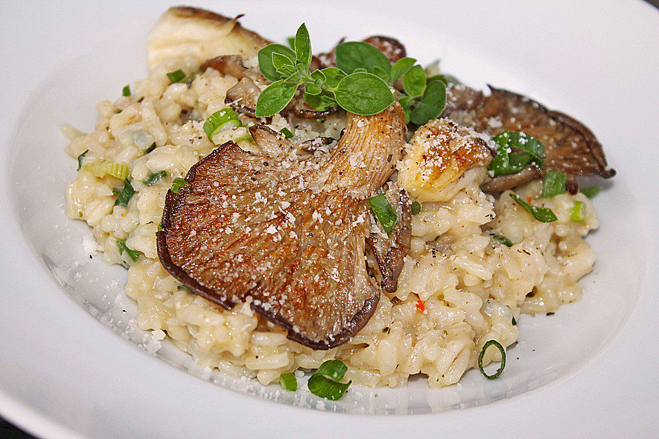 Risotto mit Austernpilzen