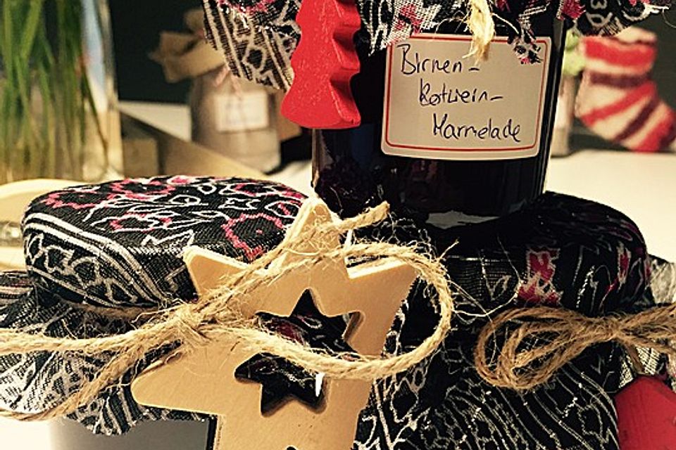 Birnen - Rotwein Konfitüre