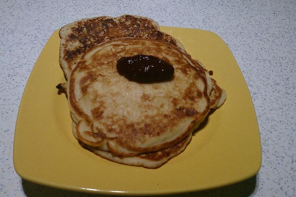 Kalorienarme Bananen-Pfannkuchen