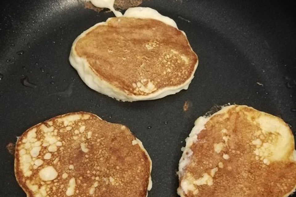 Kalorienarme Bananen-Pfannkuchen