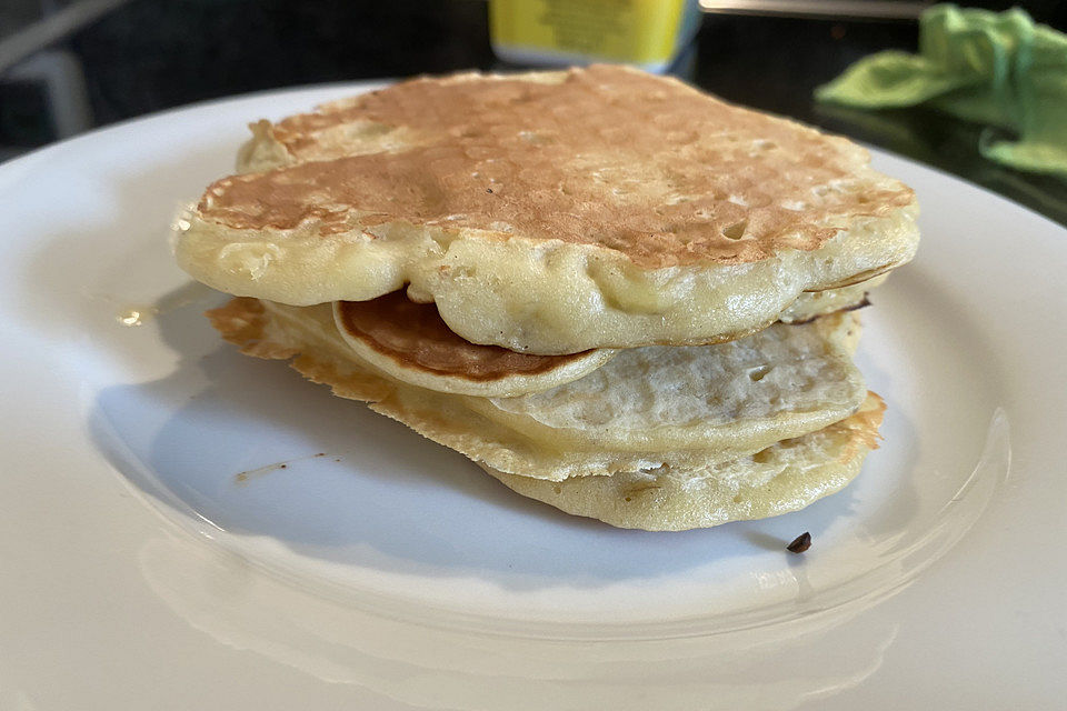 Kalorienarme Bananen-Pfannkuchen