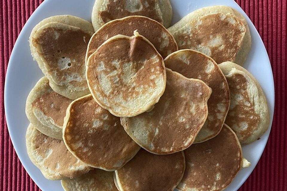 Kalorienarme Bananen-Pfannkuchen