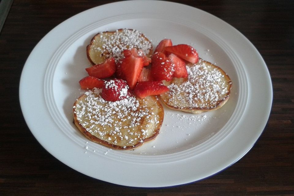 Kalorienarme Bananen-Pfannkuchen