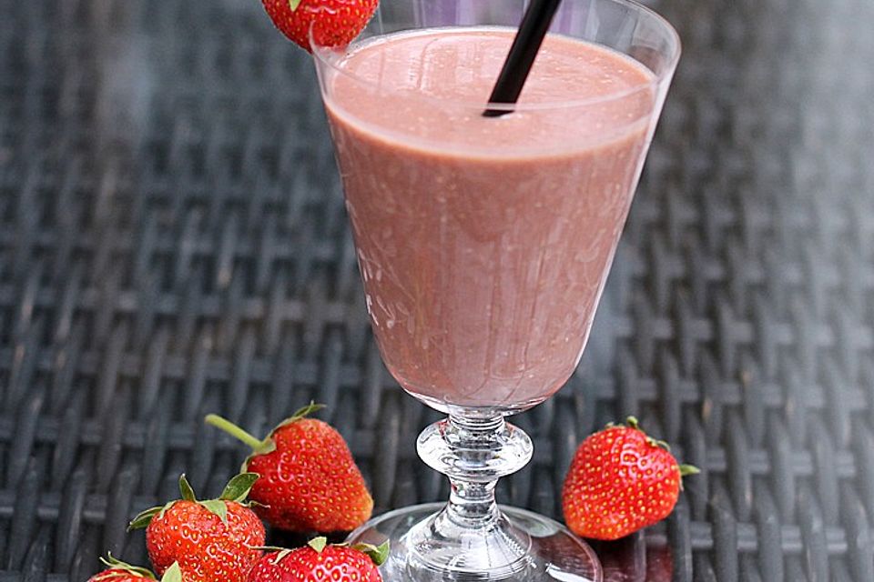 Gesunder schokoladiger Smoothie