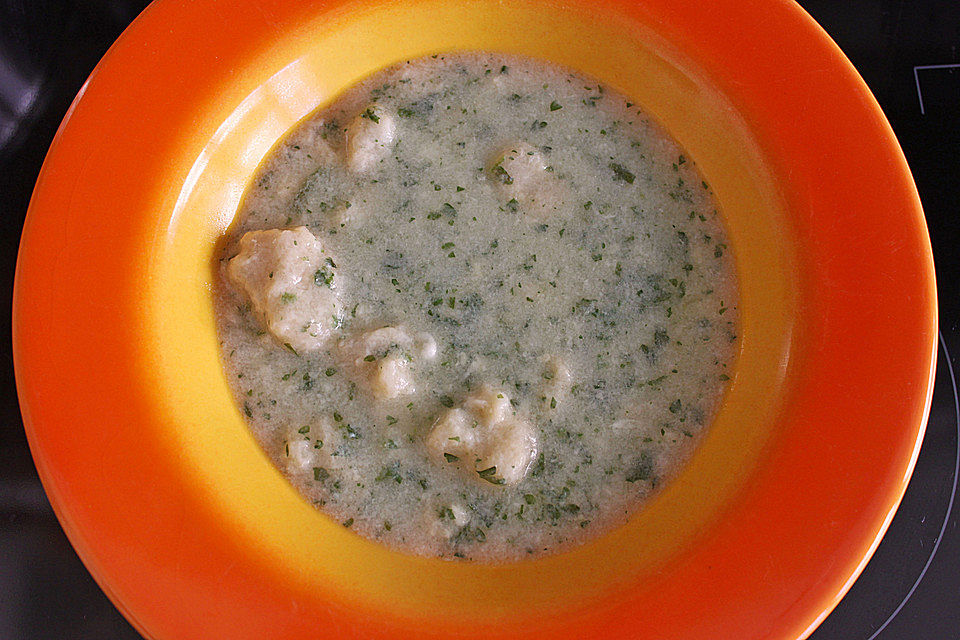 Mehlsuppe mit Klümpchen