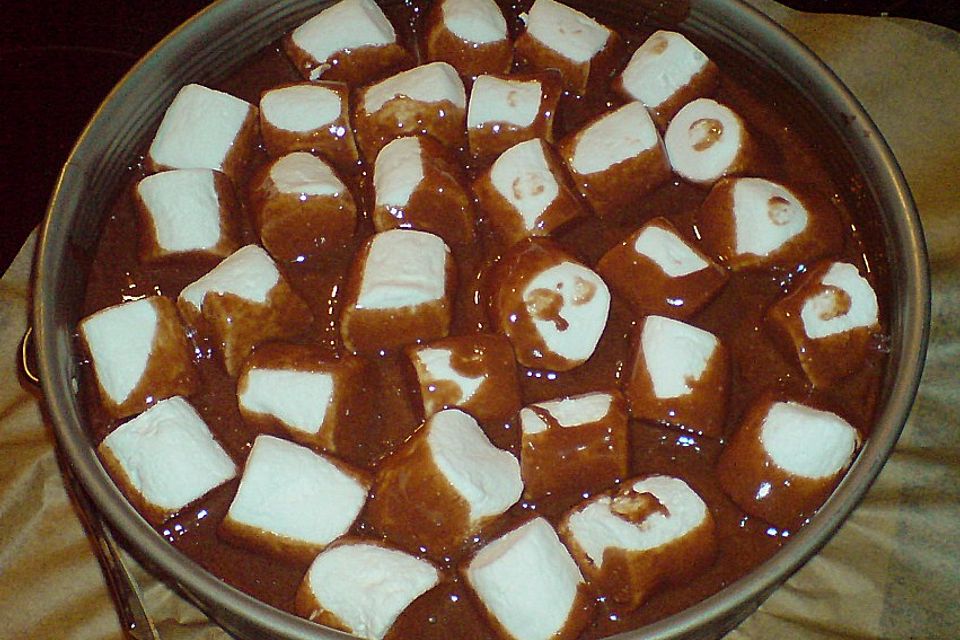 Cola Kuchen mit Marshmellows