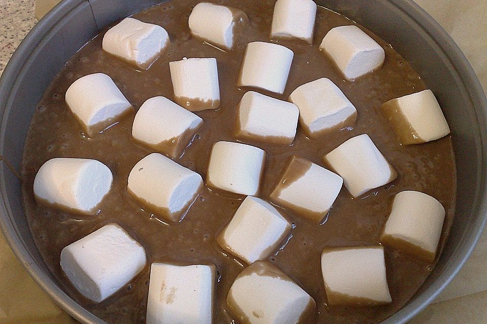 Cola Kuchen mit Marshmellows