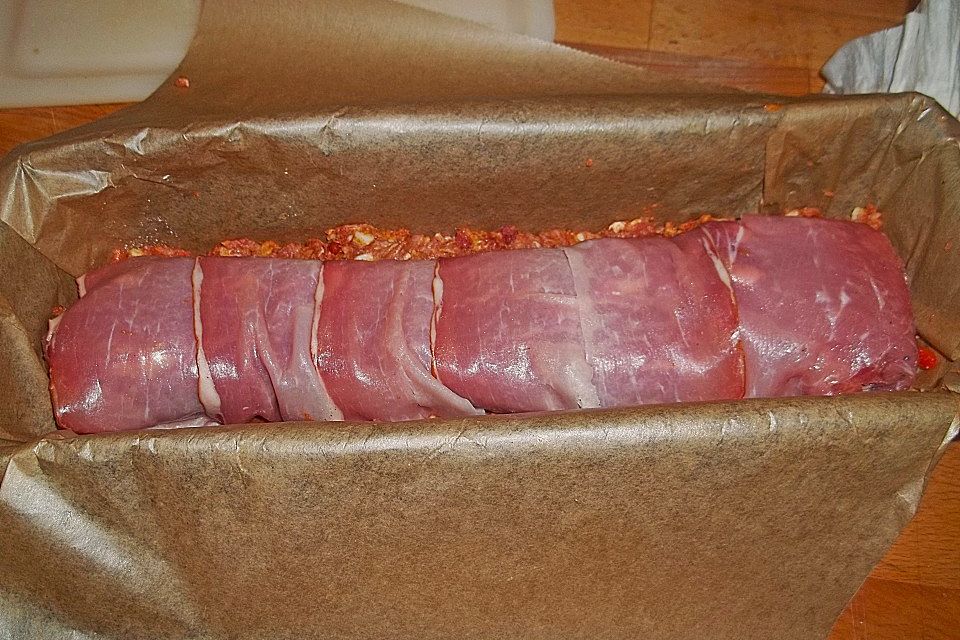 Schweinefilet im Mettmantel