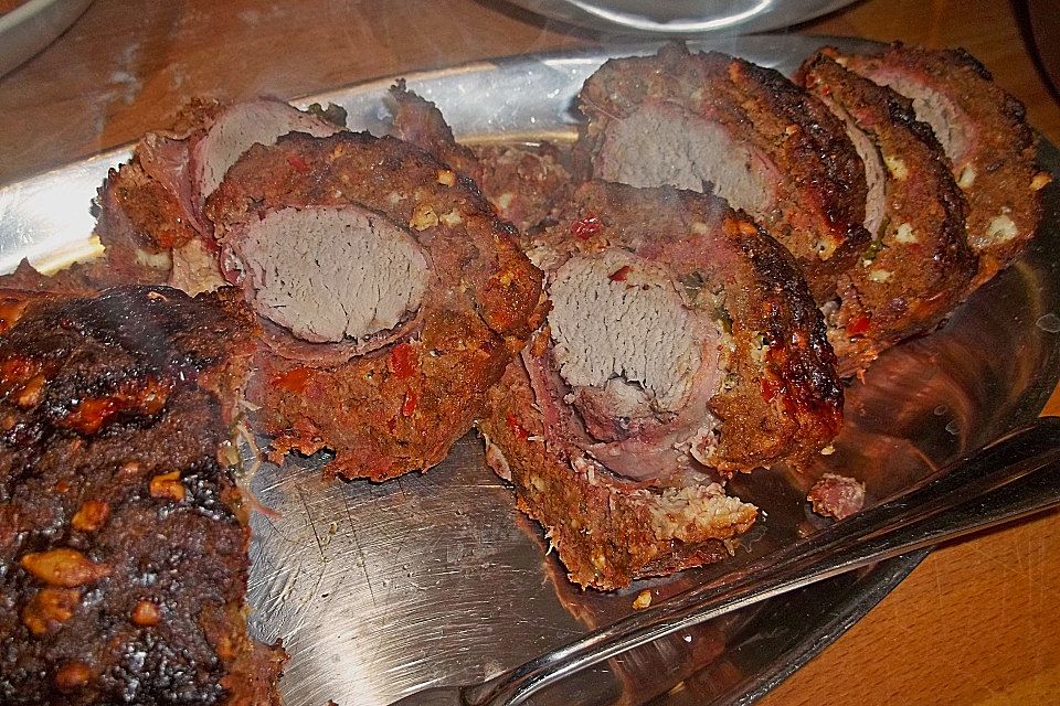 Schweinefilet im Mettmantel