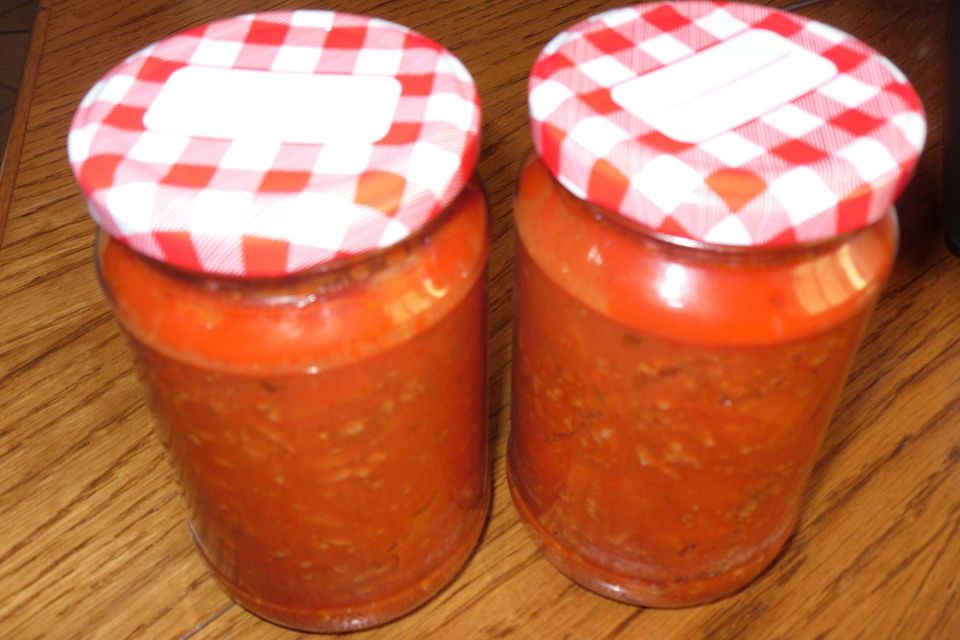 Tomatensauce aus ofengerösteten Tomaten