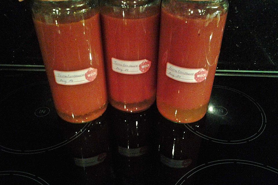 Tomatensauce aus ofengerösteten Tomaten