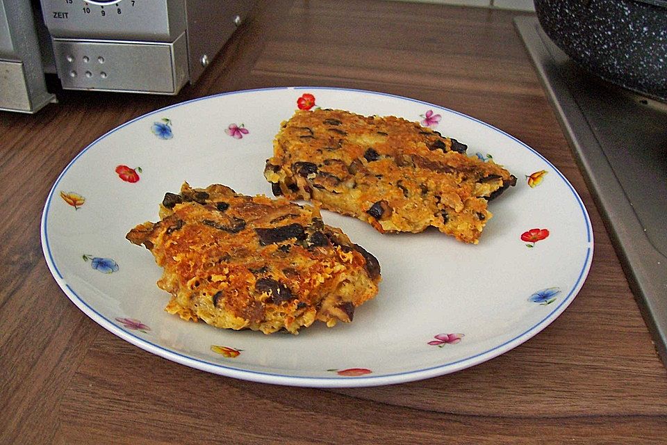 Tofu-Frikadellen mit Shiitakepilzen