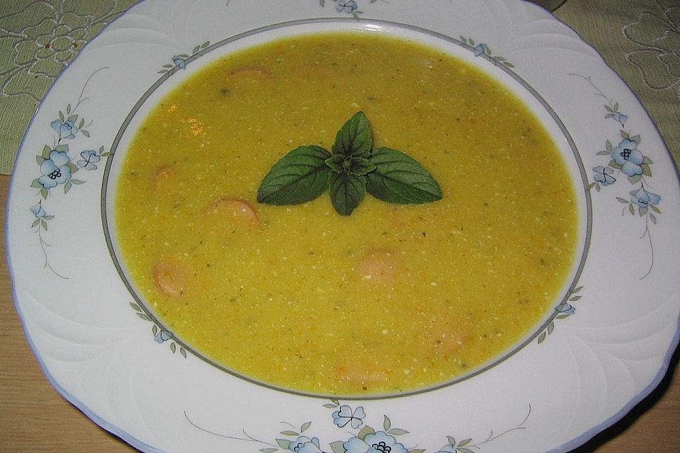 Kartoffel-Curry-Suppe