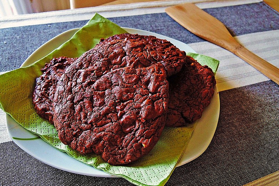 Saftige Double Chocolate Cookies