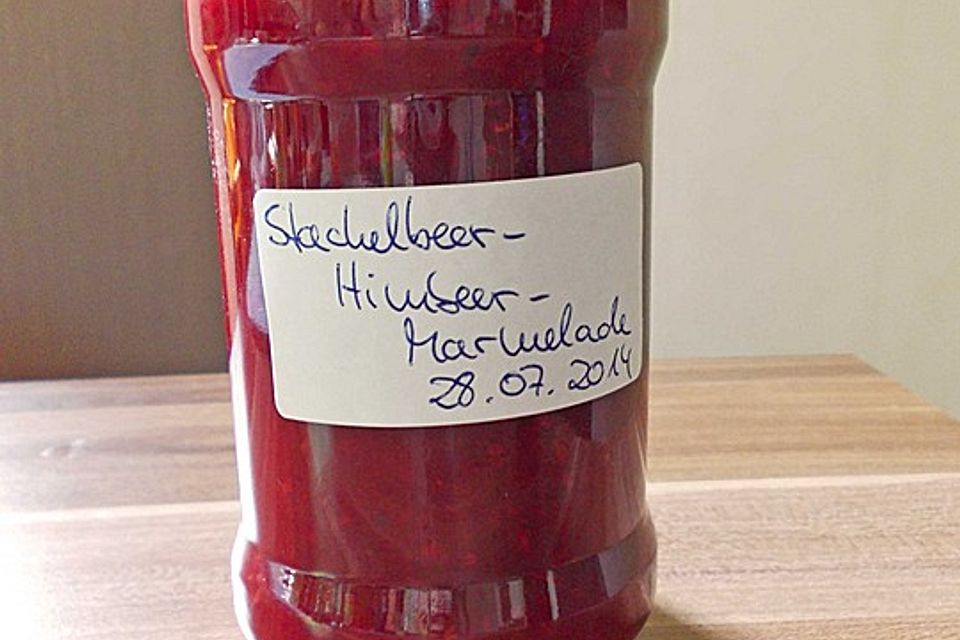 Stachelbeer-Himbeer-Marmelade