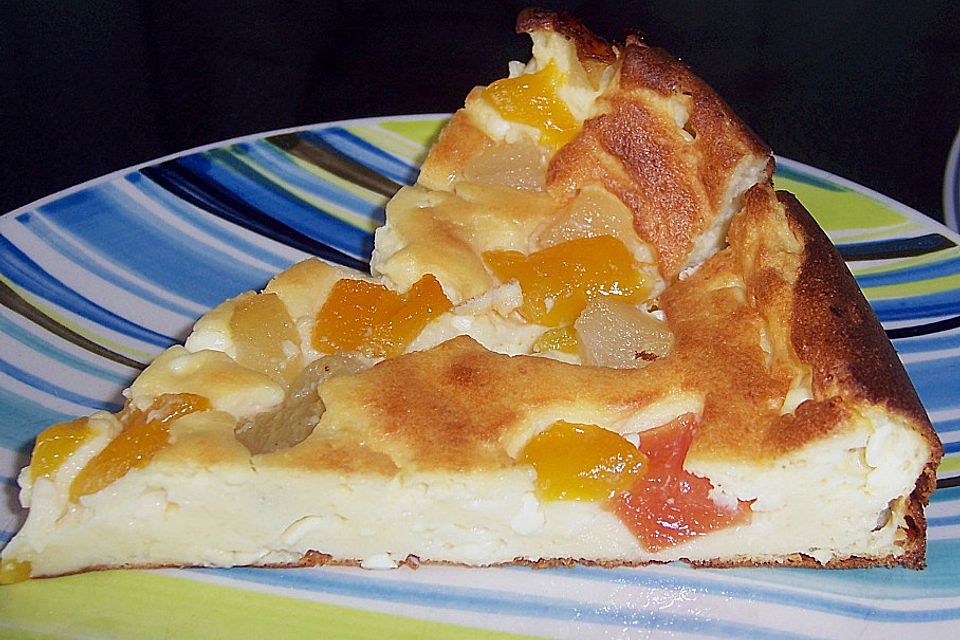 Feiner Apfel-Käsekuchen