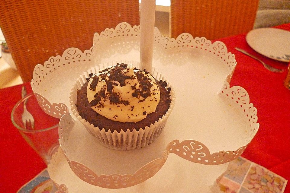 Oreo-Cupcakes mit Buttercreme