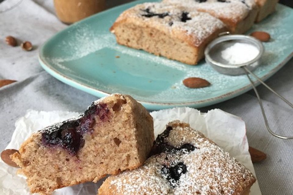 Zitronen-Blaubeer-Friands