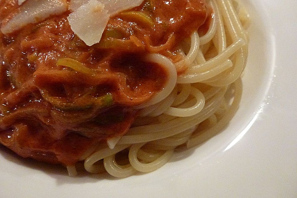 Lauchspaghetti