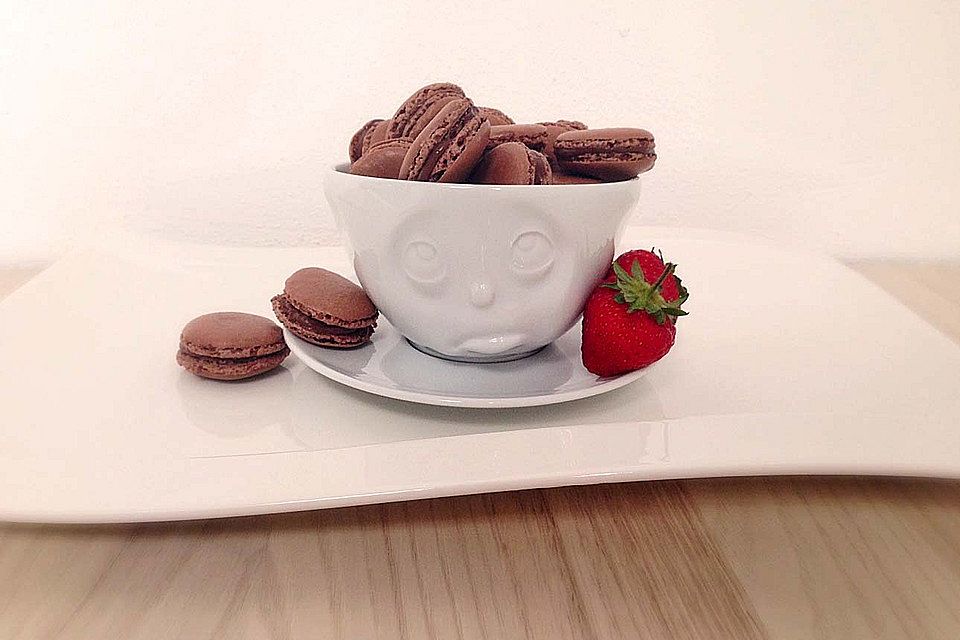 Macarons au chocolat