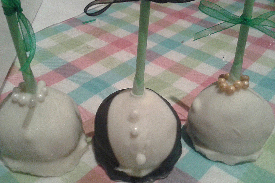 Erdbeer Cake Pops