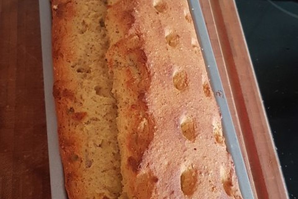 Glutenfreies Bananenbrot mit Polenta