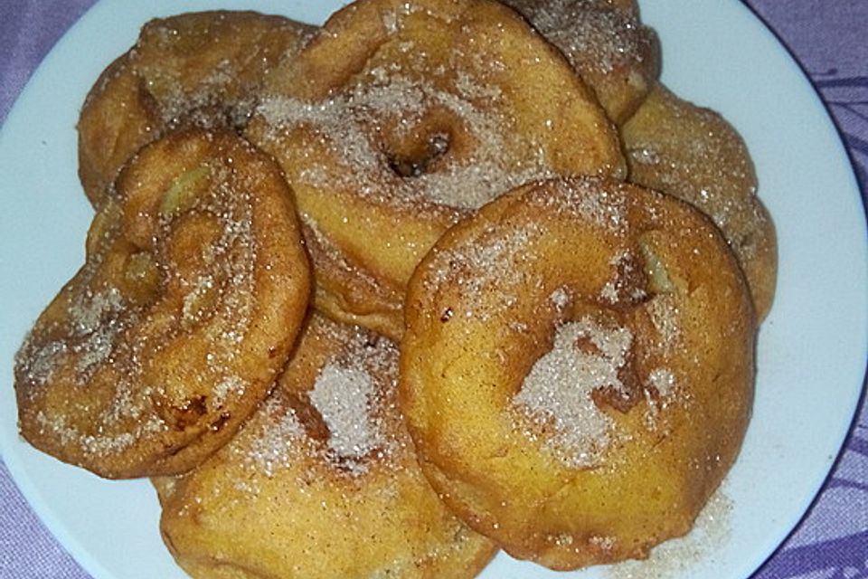 Glutenfreie Apfelbeignets