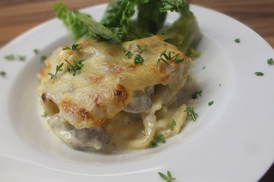 Filet - Auflauf mit Spätzle