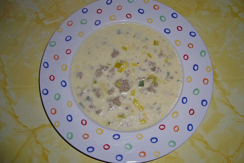 Käse - Lauch - Suppe