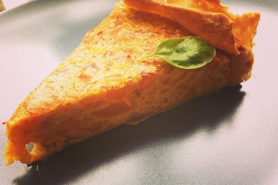 Kürbis-Quiche