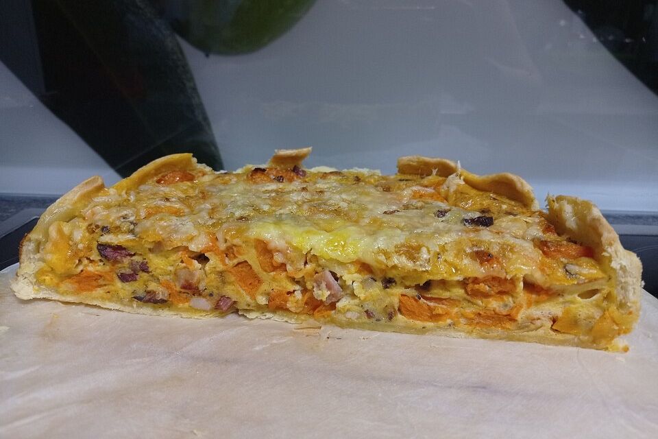 Kürbis-Quiche