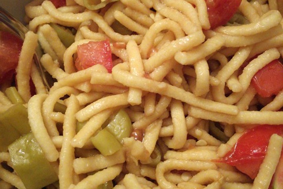 Tomaten-Pfefferonen Spätzle