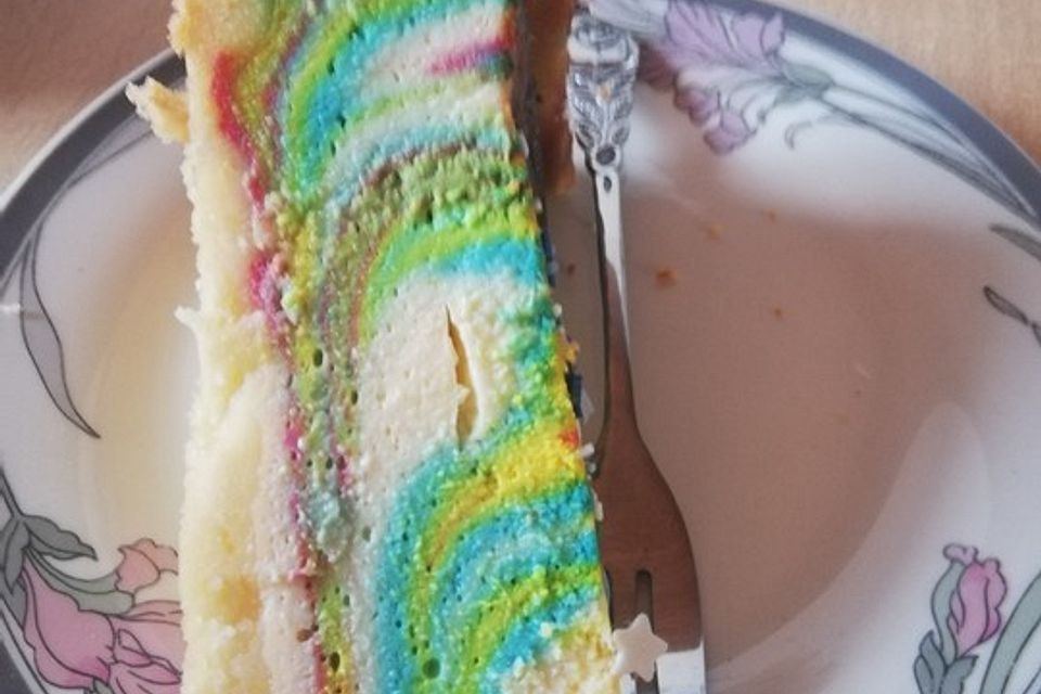 Regenbogenkuchen