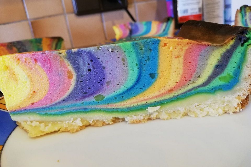 Regenbogenkuchen