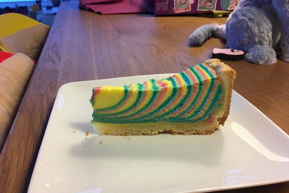 Regenbogenkuchen