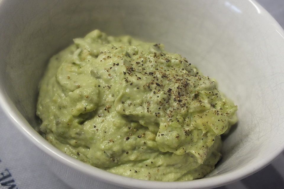 Avocado Creme mit Knoblauch