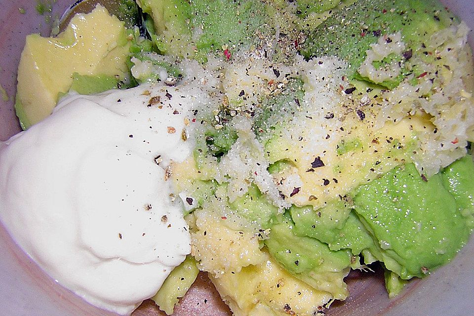 Avocado Creme mit Knoblauch