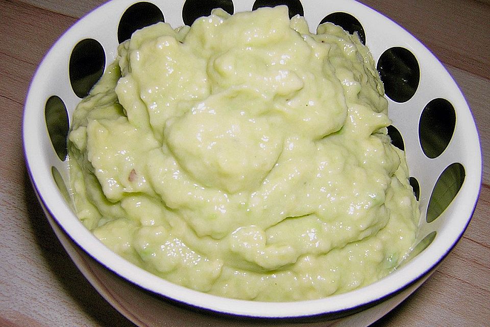 Avocado Creme mit Knoblauch