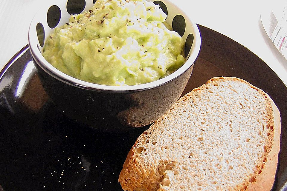 Avocado Creme mit Knoblauch