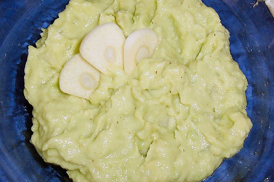 Avocado Creme mit Knoblauch