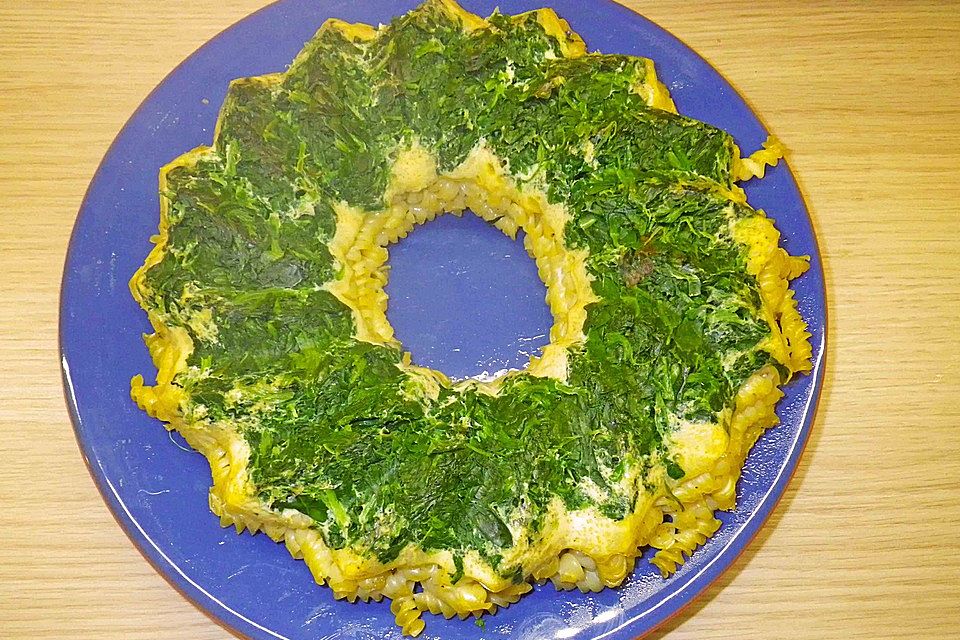 Nudel-Spinat-Omelette