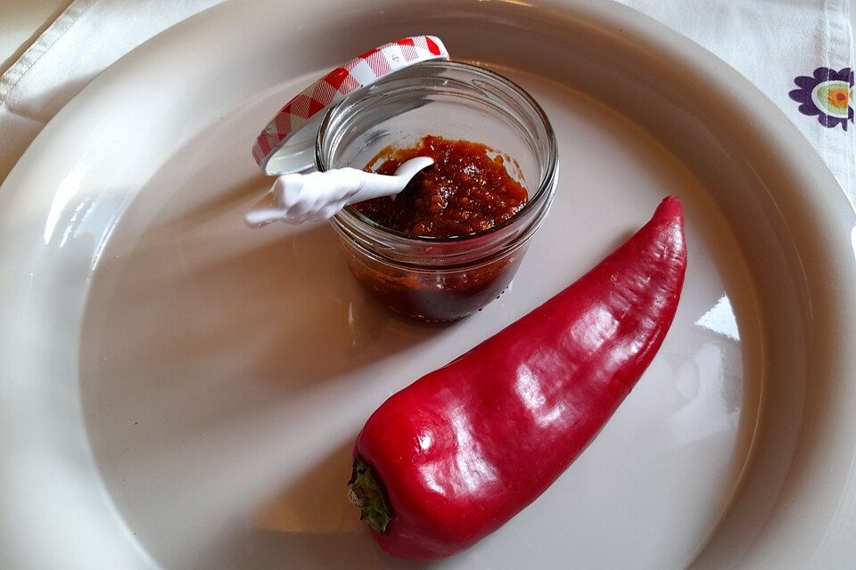 Chili-Paste, eingekocht