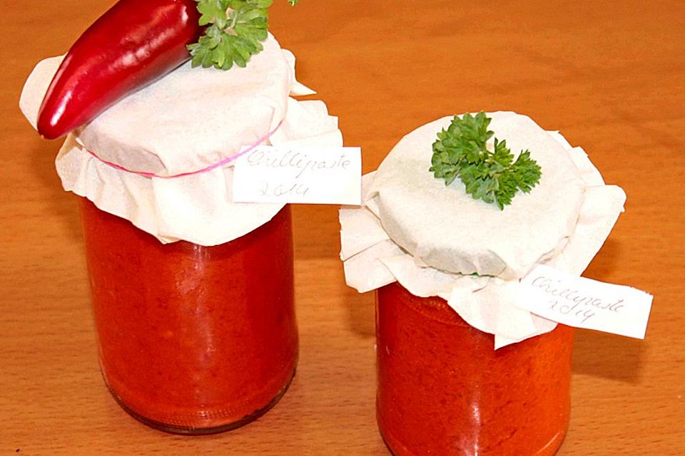 Chili-Paste, eingekocht