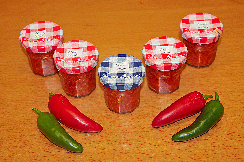 Chili-Paste, eingekocht