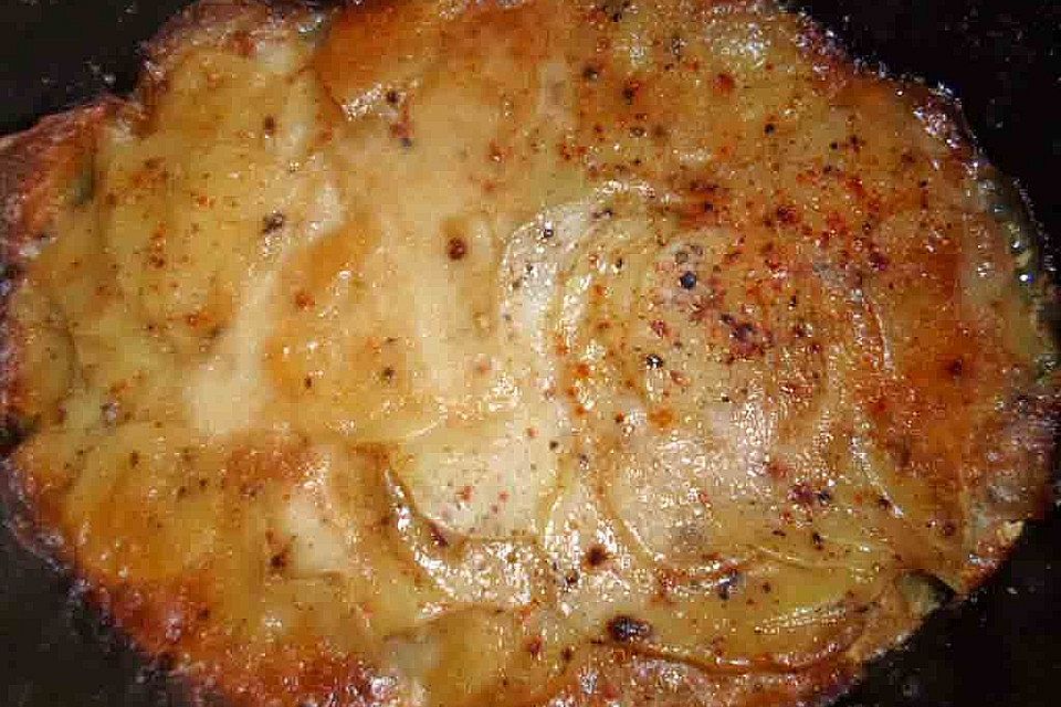 Kartoffelgratin mit Parmesan