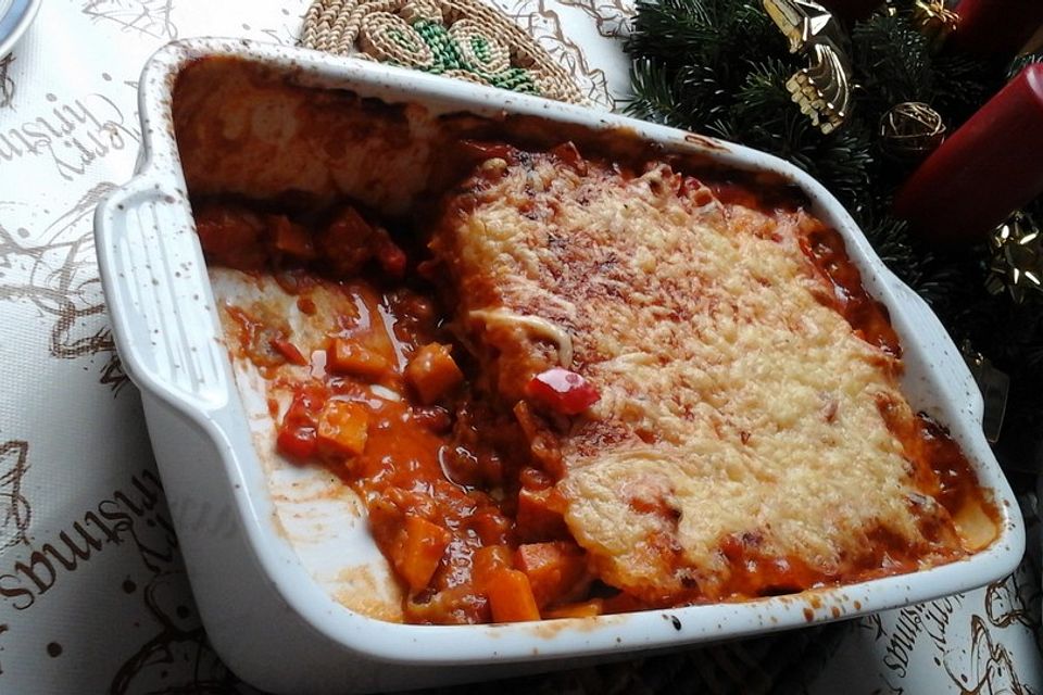 Kürbislasagne